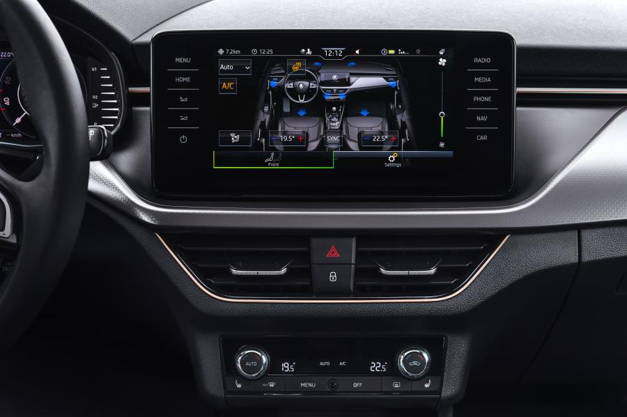 Детали интерьера Skoda Kamiq 2019 года  (WW) (фото 203 из 217)